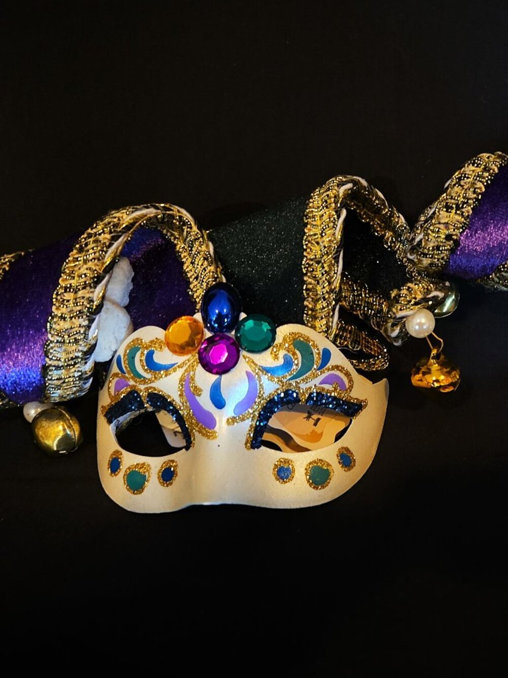 Handmade Venetian Masquerade Mask Ornaments – Hand-Painted in Venice, Italy